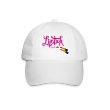 Lipstick in love - Baseball Cap - white/white - Front