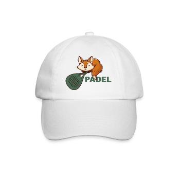 padel padeltennis-fuchs - Baseballkappe - Weiß/Weiß - Vorne