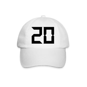 20. 20 YEARS. 20th ANNIVERSARY. 20TH ANNIVERSARY. - Baseball Cap - white/white - Front