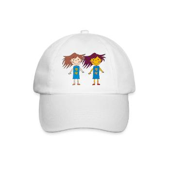 amies de filles - Casquette classique - blanc/blanc - Devant