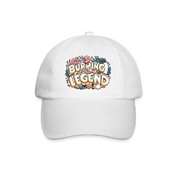 Burping Legend 19 - Baseballkappe - Weiß/Weiß - Vorne