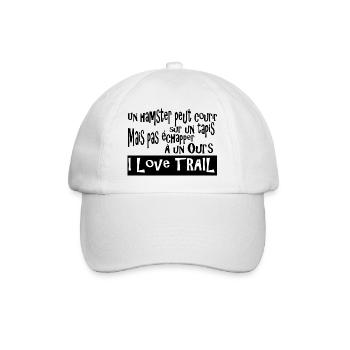 Trail Ours Hamster - Casquette classique - blanc/blanc - Devant