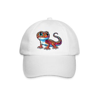 Gecko - Baseball Cap - white/white - Front