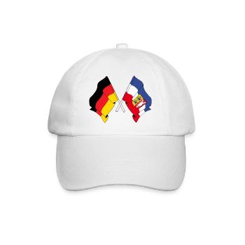 Drapeau de l’Allemagne, Schleswig Holstein - Casquette classique - blanc/blanc - Devant