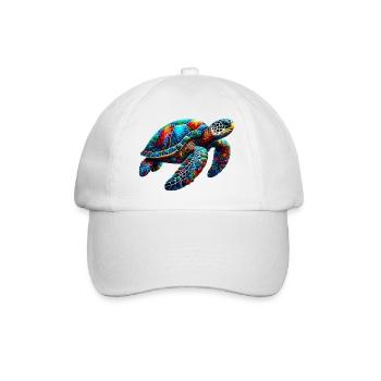 Turtle - Baseball Cap - white/white - Front