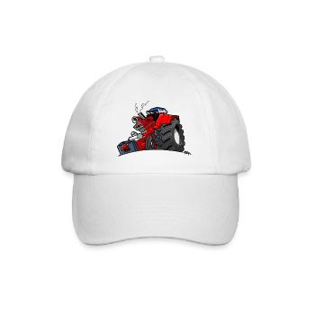1295 DRAWSMALL ROUGE YNK - Casquette classique - blanc/blanc - Devant