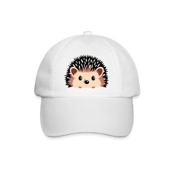 Igel - Baseballkappe - Weiß/Weiß - Vorne