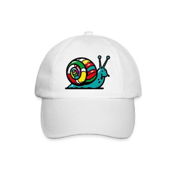 Snail - Baseball Cap - white/white - Front