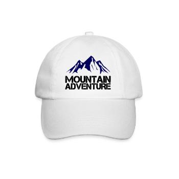 Mountain Adventure - Baseball Cap - white/white - Front