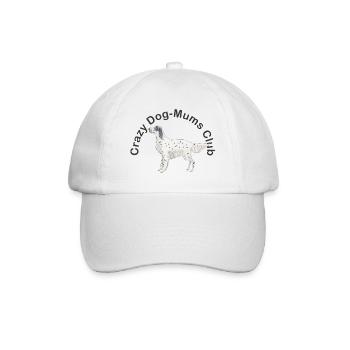 fou DogMums Club setter anglais - Casquette classique - blanc/blanc - Devant