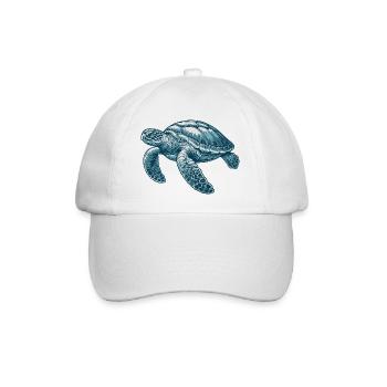 Tortue marine - Casquette classique - blanc/blanc - Devant