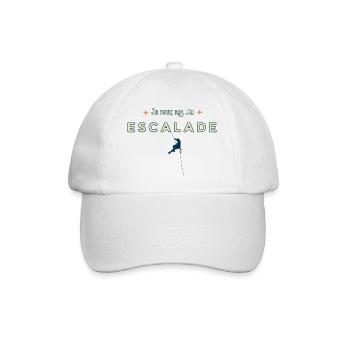 I Can't I Climbed - Humor Gift Idea - Baseball Cap - white/white - Front