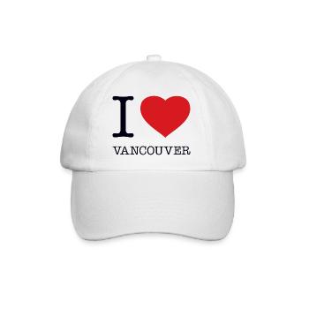 J’ADORE VANCOUVER - Casquette classique - blanc/blanc - Devant