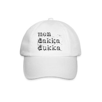 Hommes dakka dukka - Casquette classique - blanc/blanc - Devant