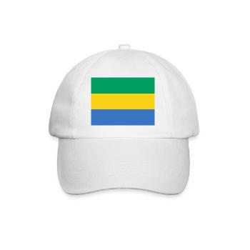 Gabon - Baseball Cap - white/white - Front