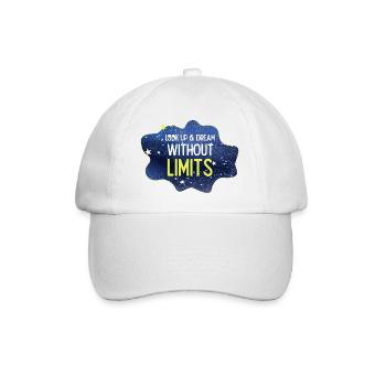 Levez les yeux et rêvez sans limites - Casquette classique - blanc/blanc - Devant