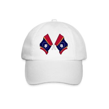 Deux drapeaux traversèrent le Mississippi - Casquette classique - blanc/blanc - Devant