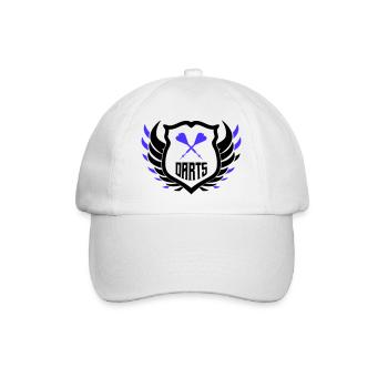 darts crest - Baseballkappe - Weiß/Weiß - Vorne