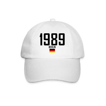 Berlin 1989, symbole de paix - Casquette classique - blanc/blanc - Devant