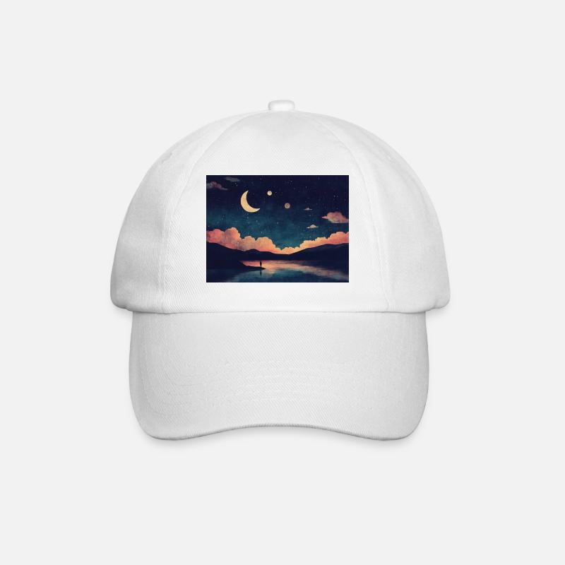 Le lac - Casquette classique - blanc/blanc