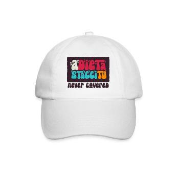 Die Stacci Tu Diät - Baseballkappe - Weiß/Weiß - Vorne