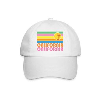 Californie - Casquette classique - blanc/blanc - Devant