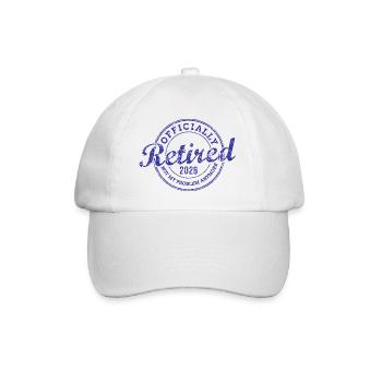 Officiellement retraité 2026 Ce n’est plus mon problème - Casquette classique - blanc/blanc - Devant