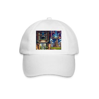 Just One More Level - Baseball Cap - white/white - Front