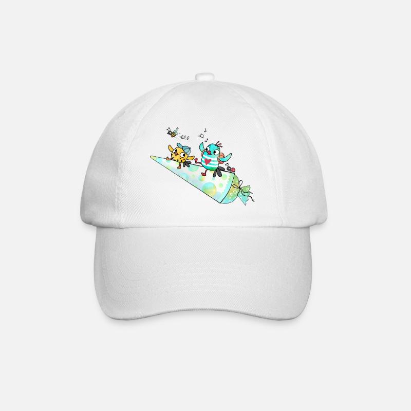 Hourra, je suis une écolière ! - Casquette classique - blanc/blanc