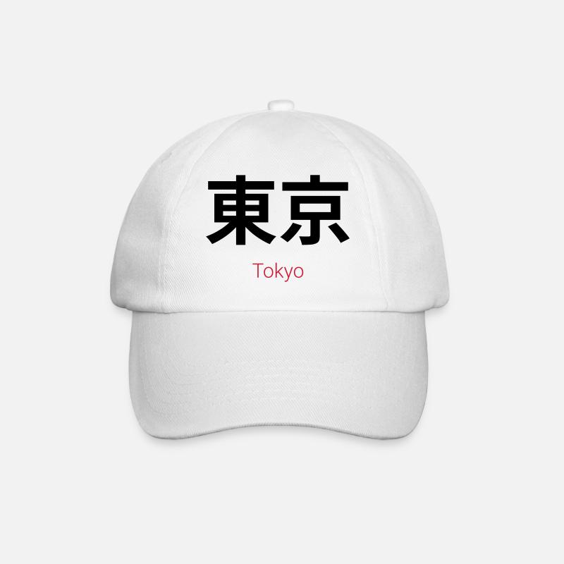 東京 – Tokio, die urbane Seele - Baseballkappe - Weiß/Weiß
