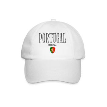 Portugiesischer Stolz, portugiesischer Patriot - Baseballkappe - Weiß/Weiß - Vorne