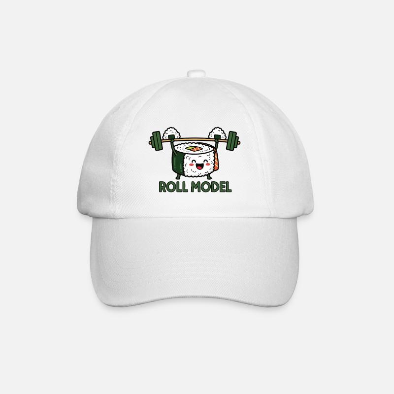 Sushi Strength - Baseball Cap - white/white