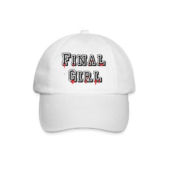 Final Girl - Baseball Cap - white/white - Front