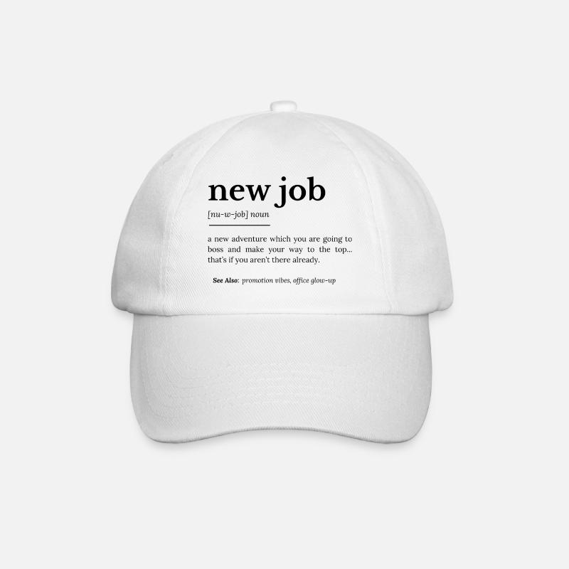 Définition du nouvel emploi - Casquette classique - blanc/blanc