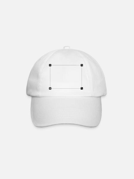 Motivfeld - Baseballkappe - Weiß/Weiß