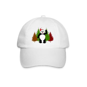 PÈRE NOËL PANDA - Casquette classique - blanc/blanc - Devant