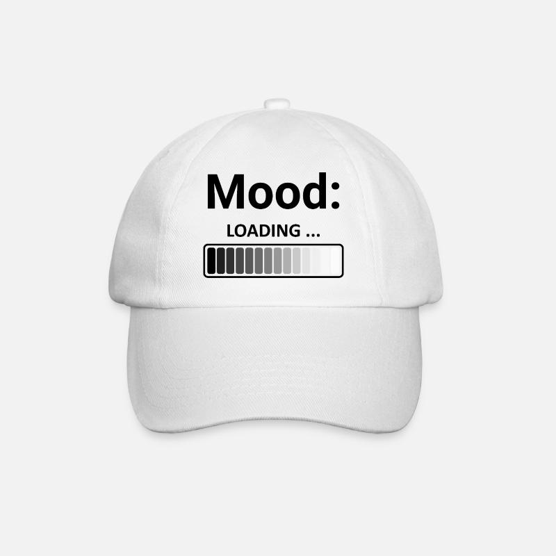 Mood Loading Stilvolles Design Ladestange - Baseballkappe - Weiß/Weiß