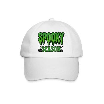 Spooky Season Illustration - Baseballkappe - Weiß/Weiß - Vorne