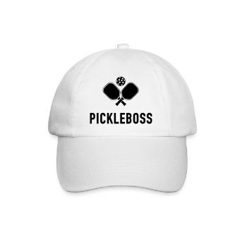 Gurkenboss - Baseballkappe - Weiß/Weiß - Vorne