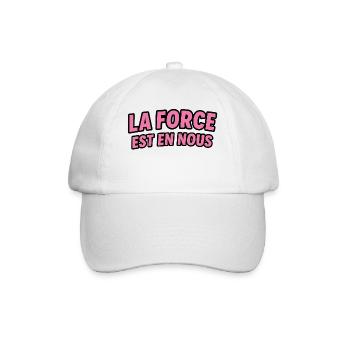 La Force est en Nous - Casquette classique - blanc/blanc - Devant