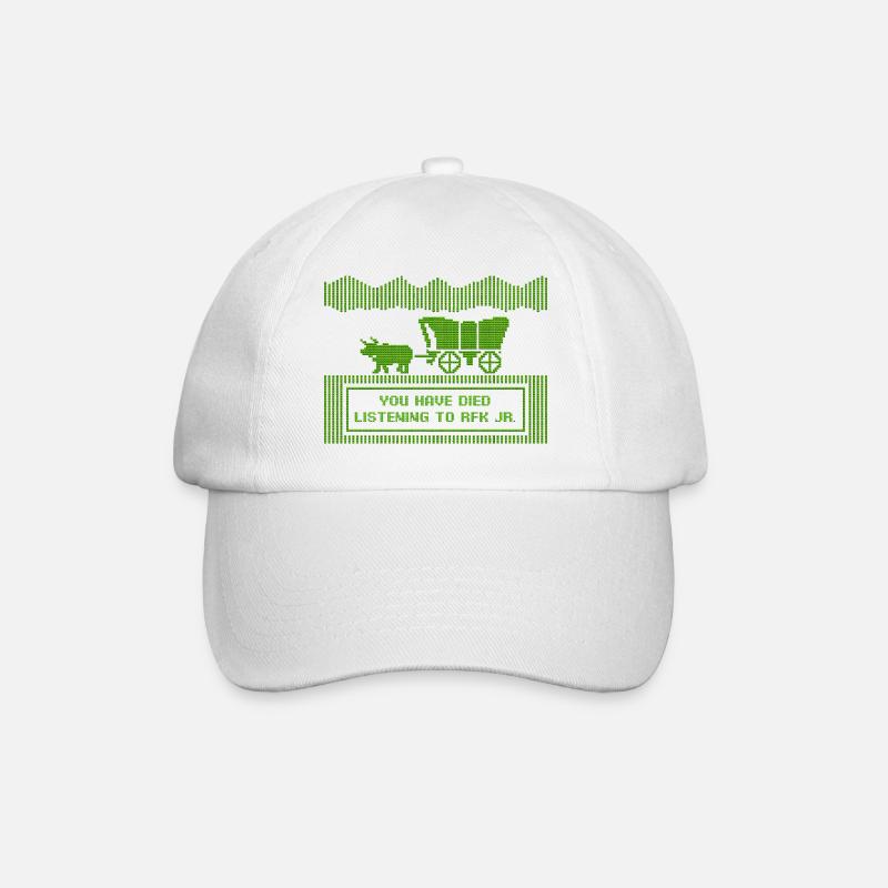 Vous êtes mort en écoutant RFK Jr - Casquette classique - blanc/blanc
