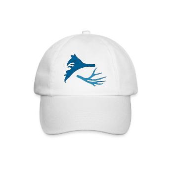 Antlers of the deer - Baseball Cap - white/white - Front