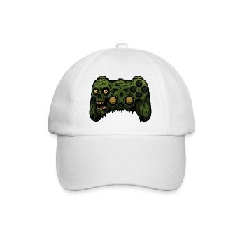 Zombie Controller Grunge Tee - Baseballkappe - Weiß/Weiß - Vorne