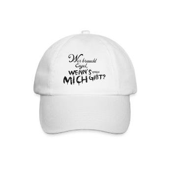 Qui a besoin d’anges quand j’existe - Casquette classique - blanc/blanc - Devant