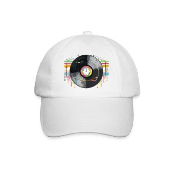 Vinyl_3 - Casquette classique - blanc/blanc - Devant