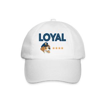 Loyal Dog Police Mascot - Baseball Cap - white/white - Front