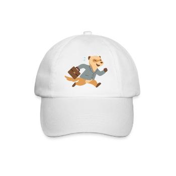 Furet en costume courant avec mallette - Casquette classique - blanc/blanc - Devant