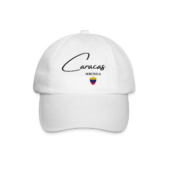 Caracas Venezuela, elegant design of Caracas - Baseball Cap - white/white - Front