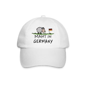 Tondre en Allemagne – Sheep Pun Gift Baby - Casquette classique - blanc/blanc - Devant