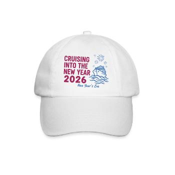 Entrer dans la nouvelle année 2026 Réveillon du Nouvel An - Casquette classique - blanc/blanc - Devant